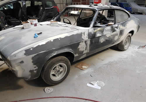car body repairs ford capri